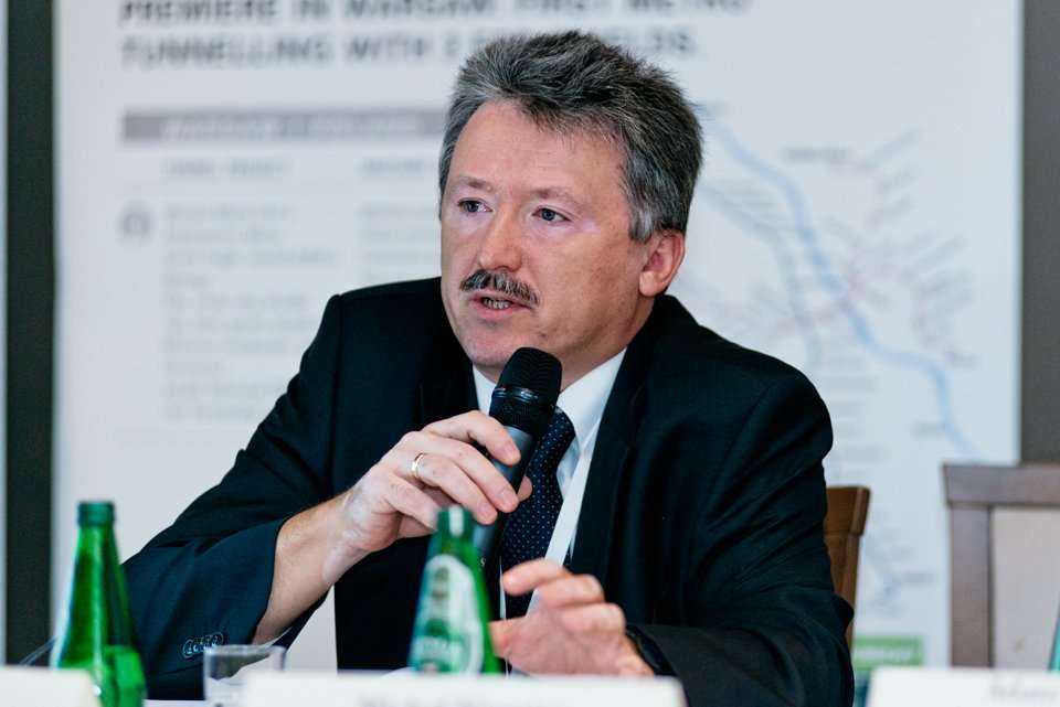 Panel dyskusyjny: Zagrożenia występujące podczas drążenia tuneli i metody ich zwalczania - Robert Kozłowski, Przedsiębiorstwo Budowy Kopalń PeBeKa Spółka Akcyjna / fot. <a href='http://www.quality-studio.com' target='_blank'>Quality Studio</a> dla www.inz