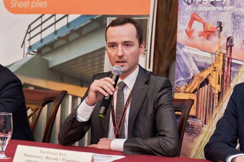 Panel dyskusyjny - Zagadnienia prawne związane z branżą.  Bartłomiej Król - Malinowscy, Błaszak i Wspólnicy. Adwokaci i Radcowie Prawni / fot. <a href='http://www.quality-studio.com' target='_blank'>Quality Studio</a> dla www.inzynieria.com