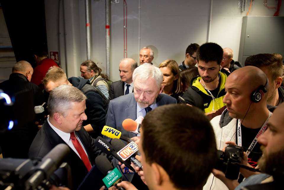 Ryszard Langer, Prezes Zarządu Krakowskiego Holdingu Komunalnego S.A. w Krakowie oraz Jacek Majchrowski, Prezydent Krakowa. Fot. <a href='http://www.quality-studio.com' target='_blank'>Quality Studio</a> dla www.inzynieria.com