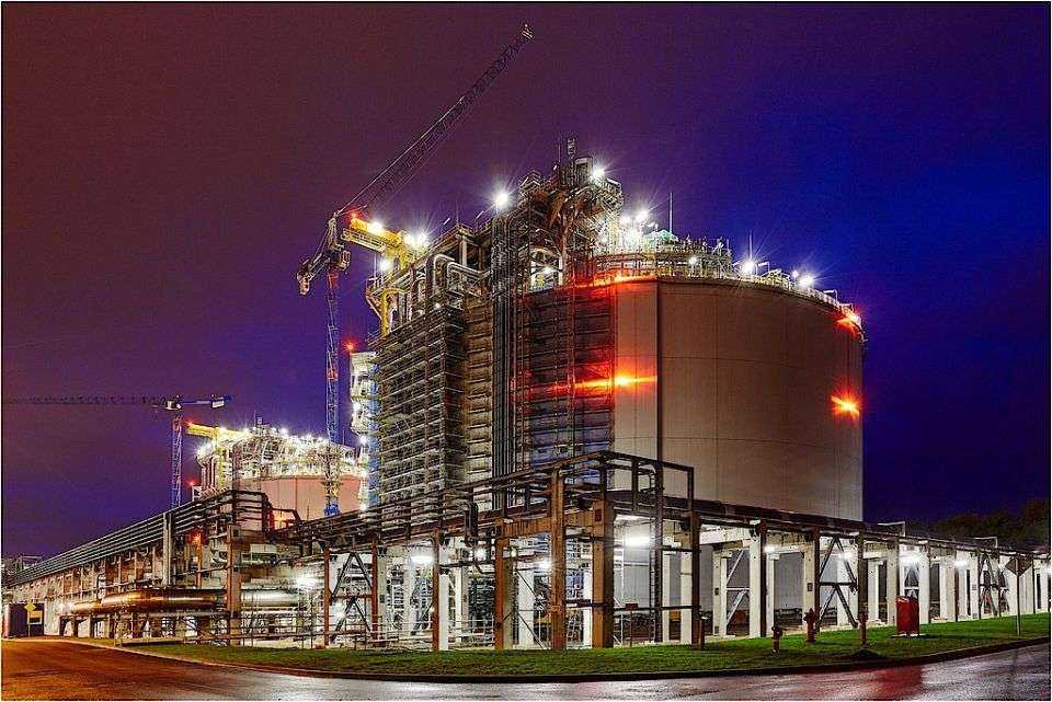 Terminal LNG w Świnoujściu, październik 2015 r. Fot. Polskie LNG S.A.