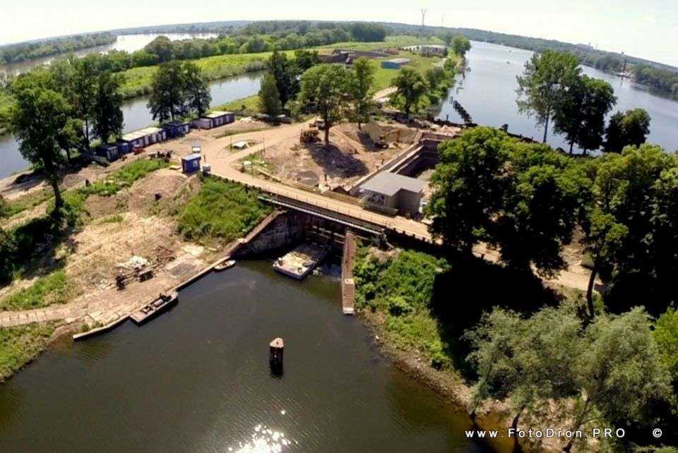 Remont Śluzy Brdyujście. Fot. z archiwum RZGW w Gdańsku