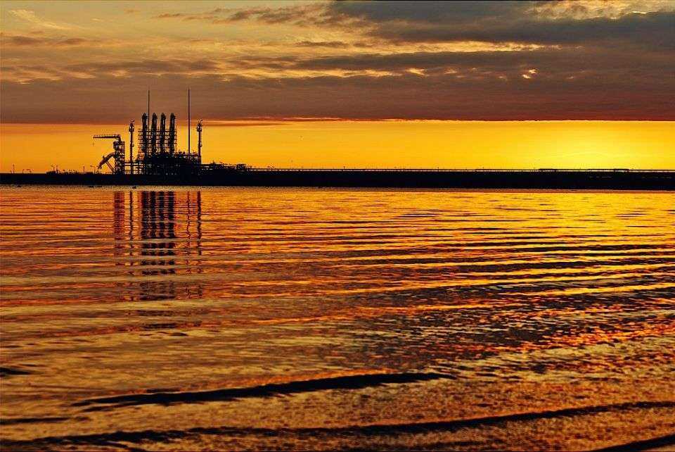 Budowa gazoportu w Świnoujściu - sierpień/wrzesień 2015 r. Fot. Polskie LNG S.A.