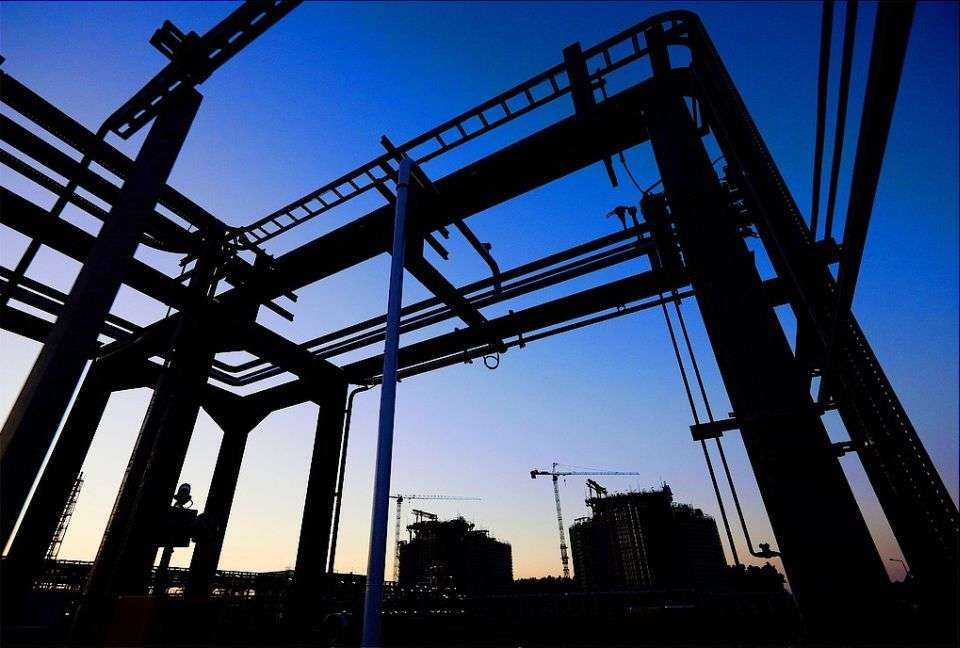 Budowa gazoportu w Świnoujściu - sierpień/wrzesień 2015 r. Fot. Polskie LNG S.A.