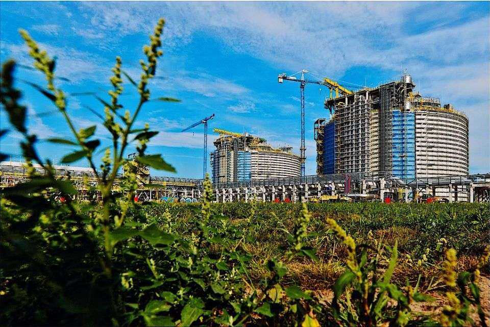 Budowa gazoportu w Świnoujściu - sierpień/wrzesień 2015 r. Fot. Polskie LNG S.A.