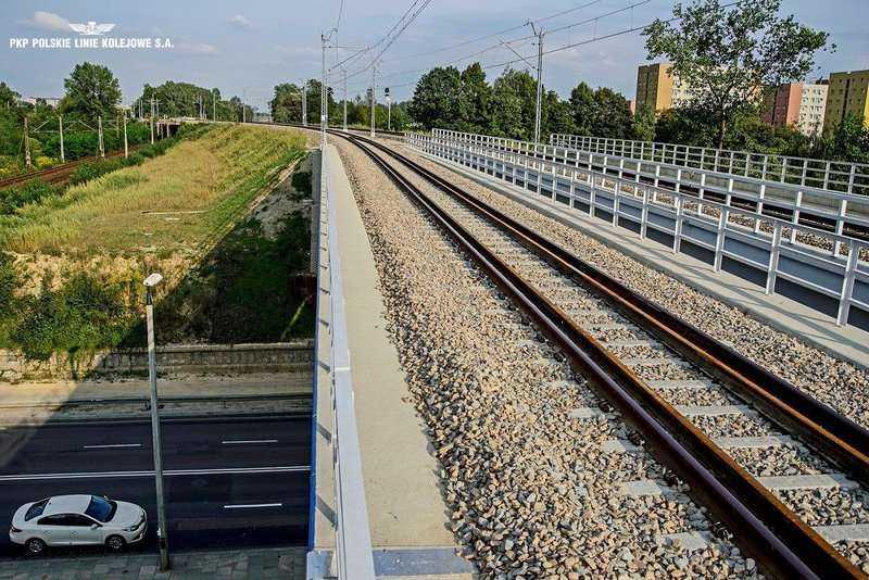 Połączenie kolejowe na lotnisko w podkrakowskich Balicach. Fot. PKP PLK S.A.