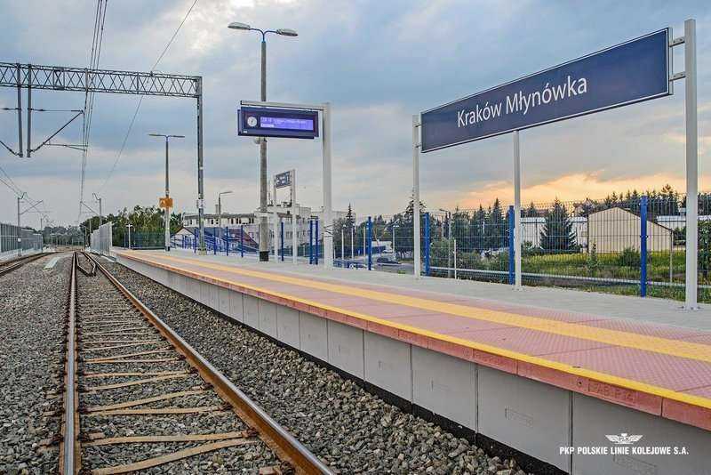 Połączenie kolejowe na lotnisko w podkrakowskich Balicach. Fot. PKP PLK S.A.