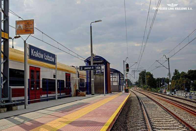Połączenie kolejowe na lotnisko w podkrakowskich Balicach. Fot. PKP PLK S.A.
