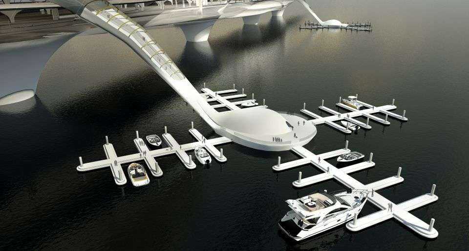 Futurystyczny most w Korei 