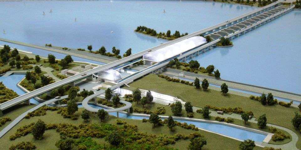 Drugi stopień na Wiśle - wizualizacja firmy Arup. Źródło: Energa S.A.