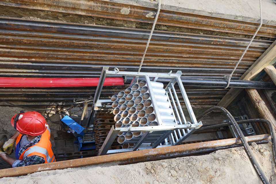 Burstlining statyczny w odnowie infrastruktury podziemnej Warszawy. Fot. DTA-TECHNIK Sp. z o.o.