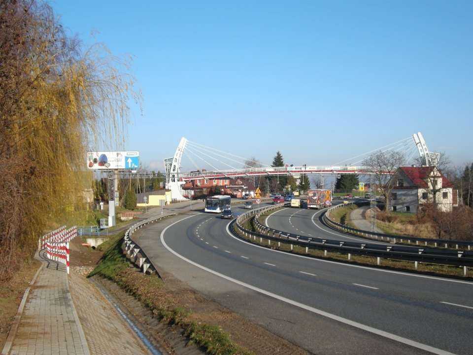 Kładka dla pieszych w Gaju. Fot. z archiwum GDDKiA O/Kraków