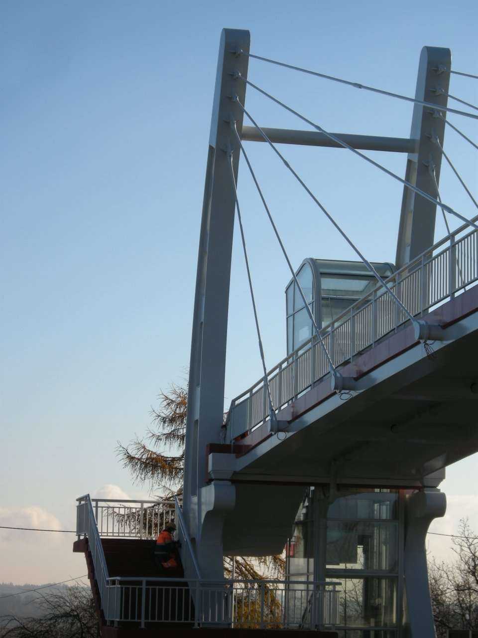 Kładka dla pieszych w Gaju. Fot. z archiwum GDDKiA O/Kraków