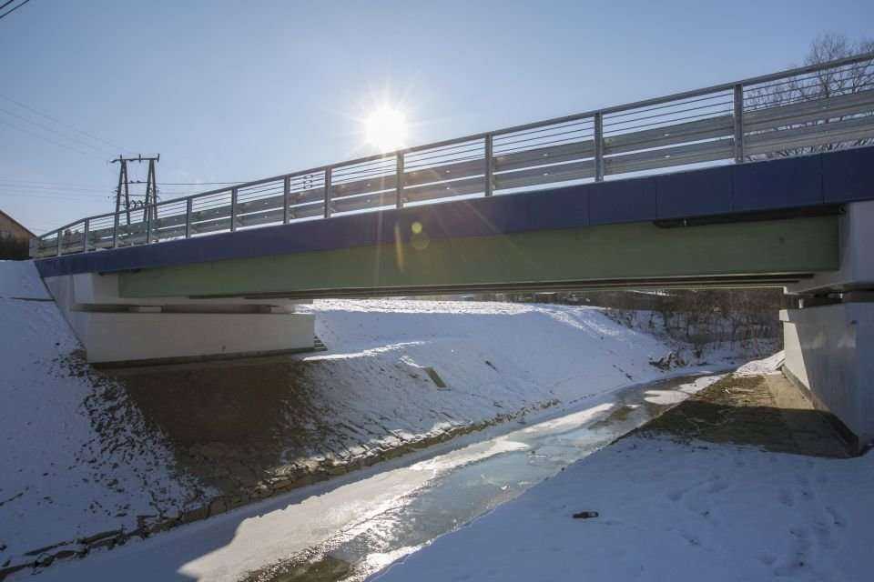 Most z kompozytów w Błażowej. Fot. Mostostal Warszawa