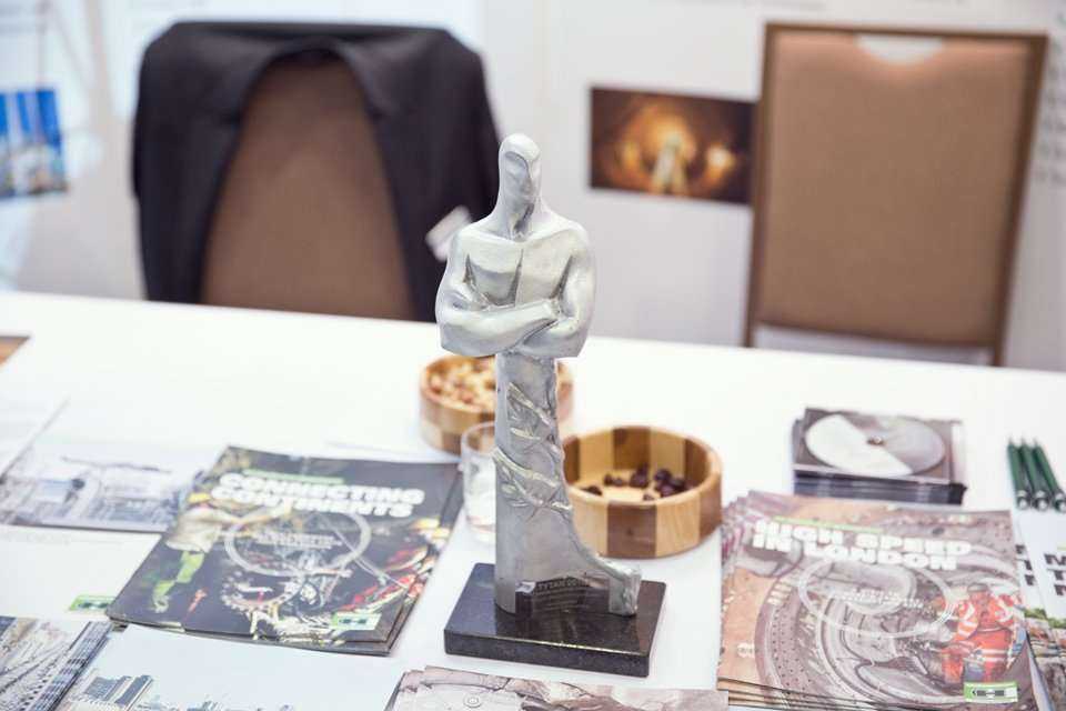 Nagroda TYTAN na stoisku firmy Herrenknecht AG / fot. <a href='http://www.quality-studio.com' target='_blank'>Quality Studio</a> dla www.inzynieria.com