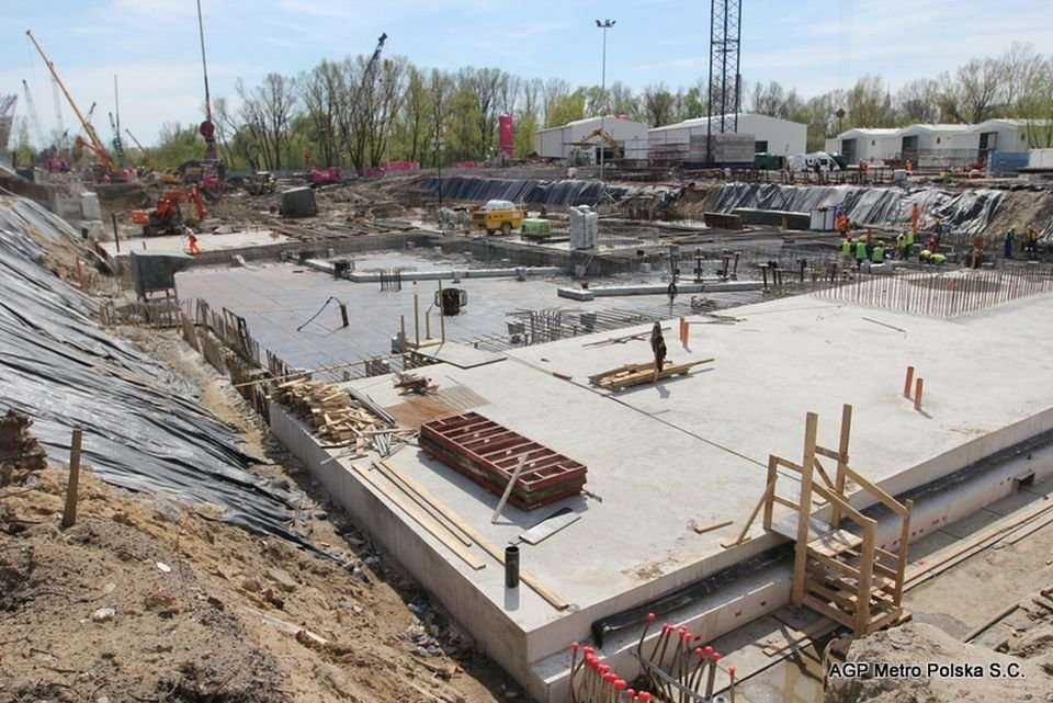 Stacja stadion. Fot. z archiwum AGP Metro Polska / stan na 27.04.2012 r.
