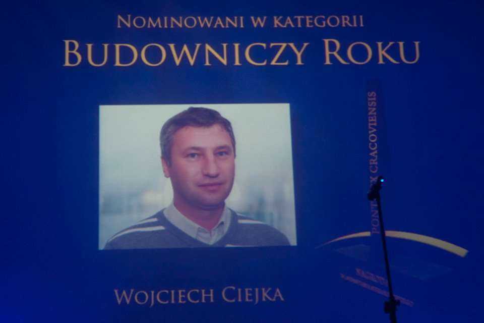 Wojciech Ciejka - nominowany w kategorii Budowniczy Roku. Fot. www.inzynieria.com
