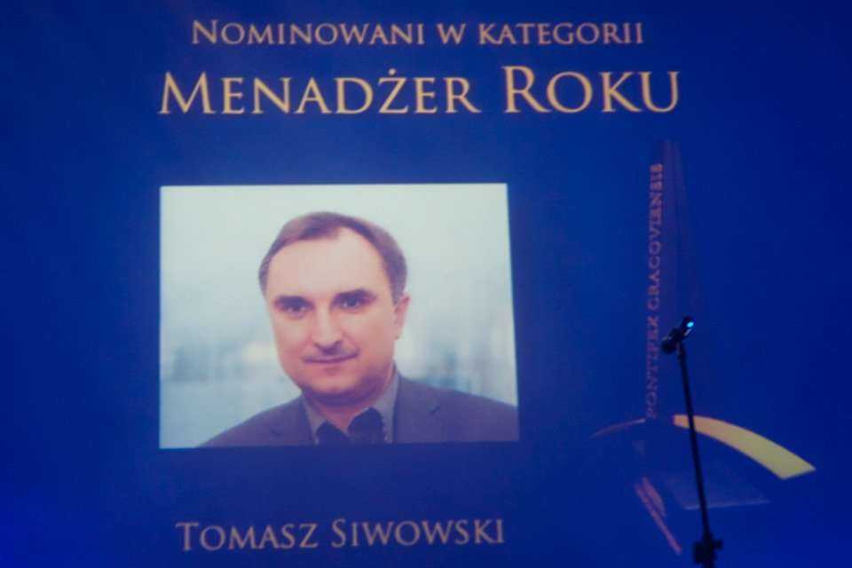 Tomasz Siwowski - nominowany w kategorii Menadżer Roku. Fot. www.inzynieria.com
