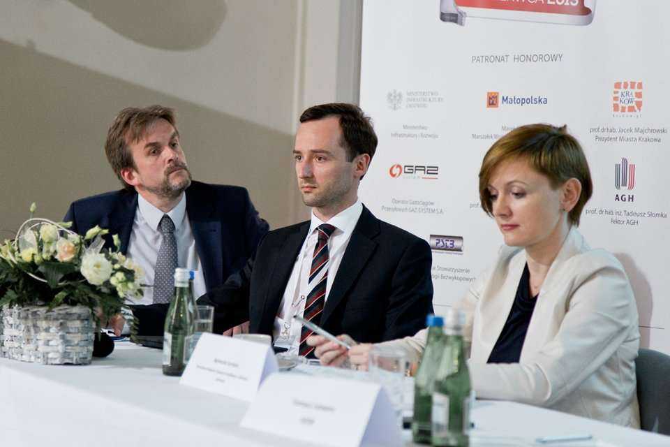 Od lewej: Michał Skorupski - Polski Związek Pracodawców Budownictwa, Bartłomiej Król, Kancelaria
Prawna Błaszak Zawiślak Król, mec. Agnieszka Suchecka, Kancelaria Radców Prawnych Brudkiewicz, Suchecka i Partnerzy / fot. <a href='http://www.quality-studio