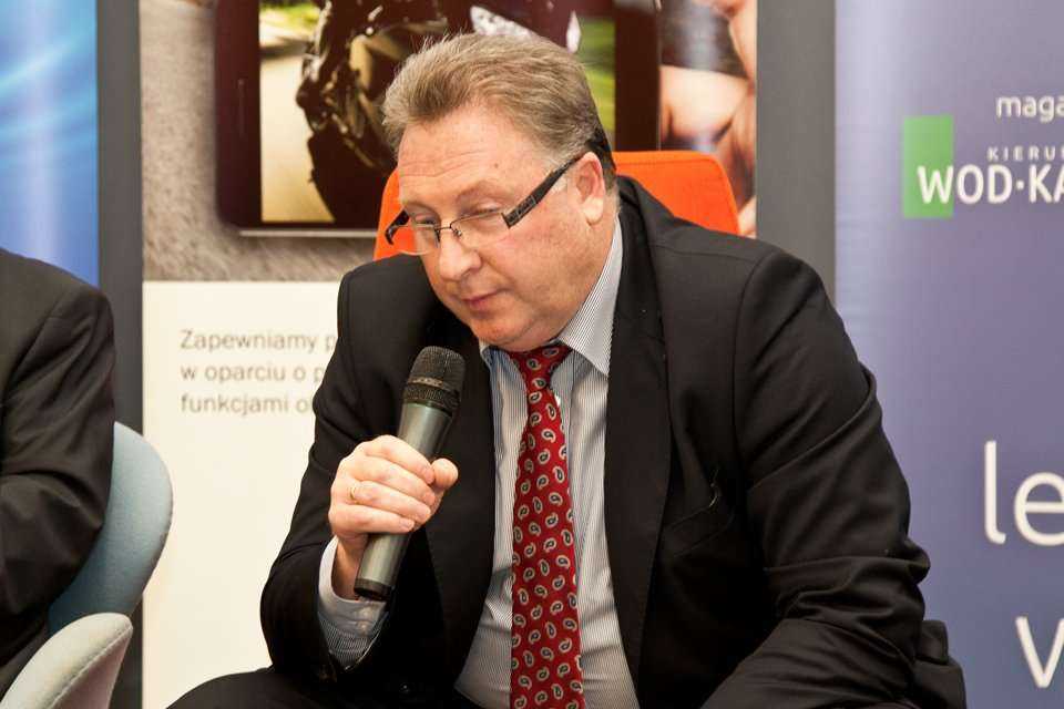 Debatana temat służebności przesyłu. Władysław Karol Jaceiwcz - dyrektor ds. Ekonomicznych i Prokurent Wodociągów Kielieckich sp. z o.o. / fot. www.inzynieria.com