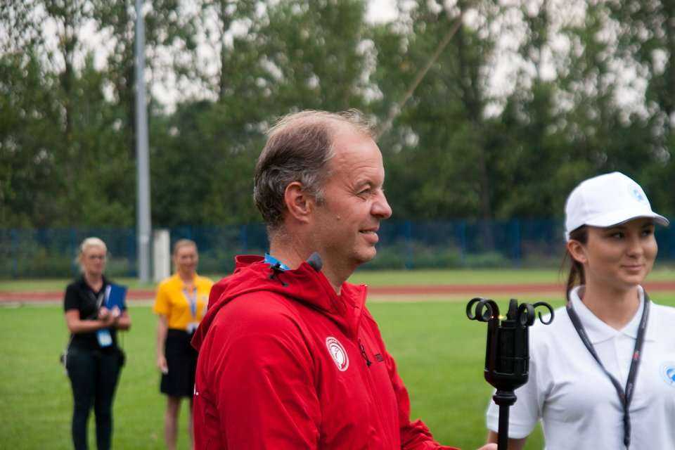 Otwarcie Spartakiady 2012 - Janusz Macherski z Katowickich Wodociągów / fot. <a href='http://www.quality-studio.com' target='_blank'>Quality Studio</a> dla www.inzynieria.com