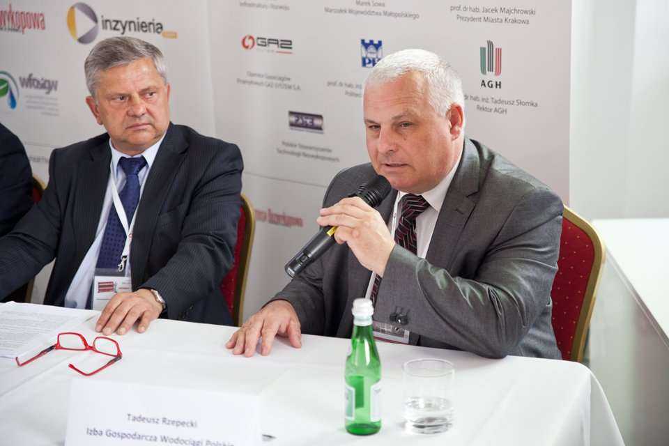 Panel dyskusyjny: Polityka inwestycyjna spółek wodno-kanalizacyjnych w nowej perspektywie finansowej na lata 2014–2020 a kształtowanie taryf. Tadeusz Rzepecki, Przewodniczący Rady, Izba Gospodarcza Wodociągi Polskie, prezes Tarnowskich Wodociągów sp. z o.
