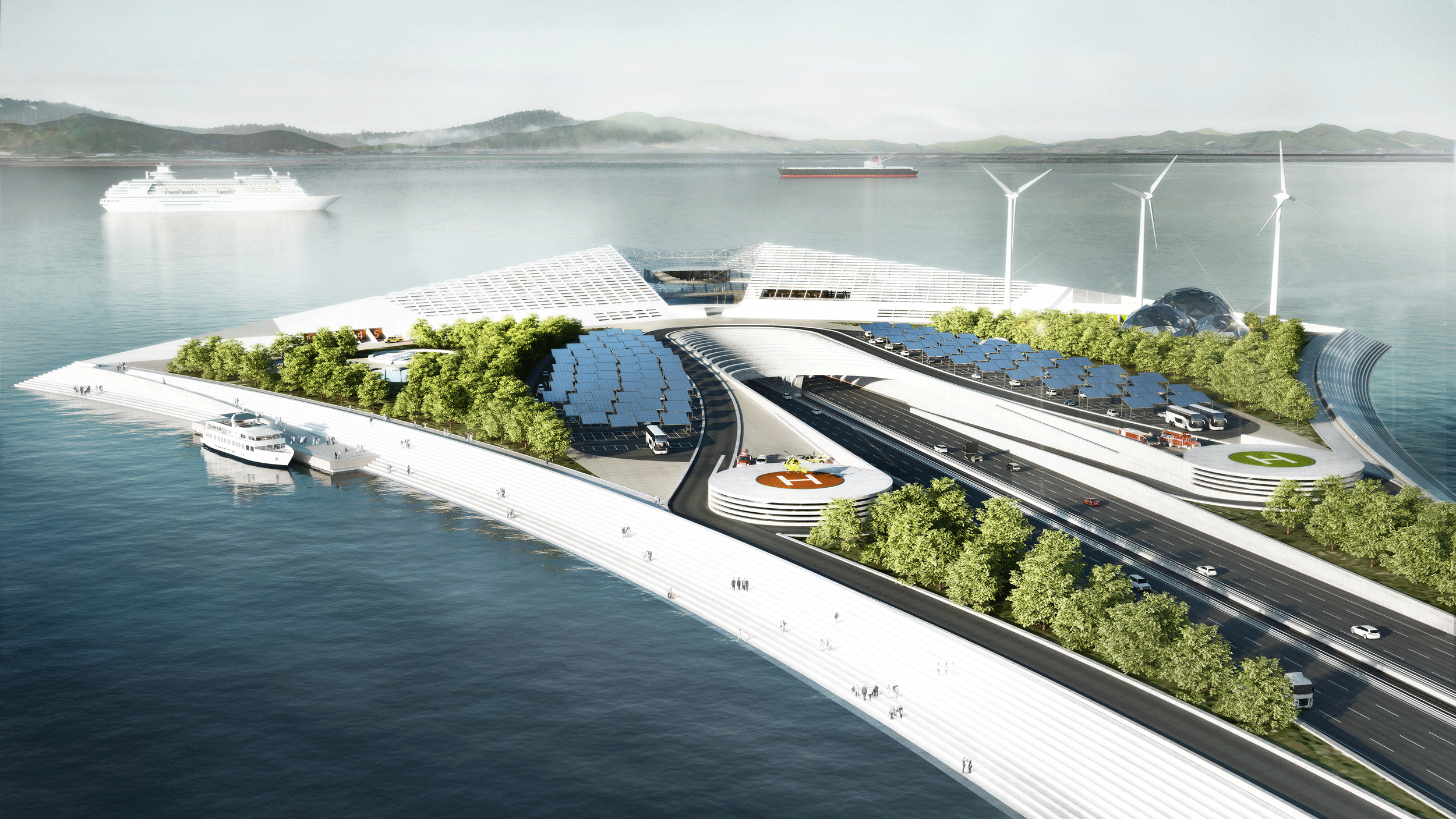 Wizualizacja z archiwum DISSING+WEITLING architecture