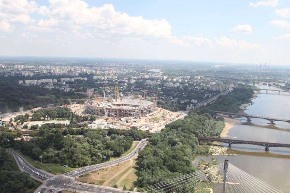 widok z lotu ptaka, stan na lipiec 2010
Fot. Narodowe Centrum Sportu / J.Kośnik