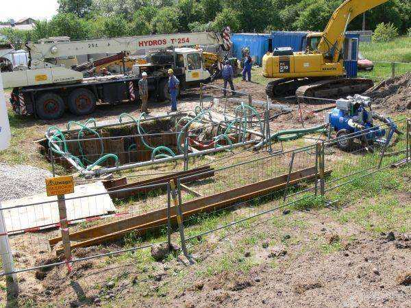 Realizacja Kontraktu nr 1 \'Modernizacja i rozbudowa oczyszczalni ścieków\' w ramach Projektu \'Oczyszczanie ścieków we Włocławku\'. Fot. z archiwum MPWiK sp. z o.o. we Włocławku