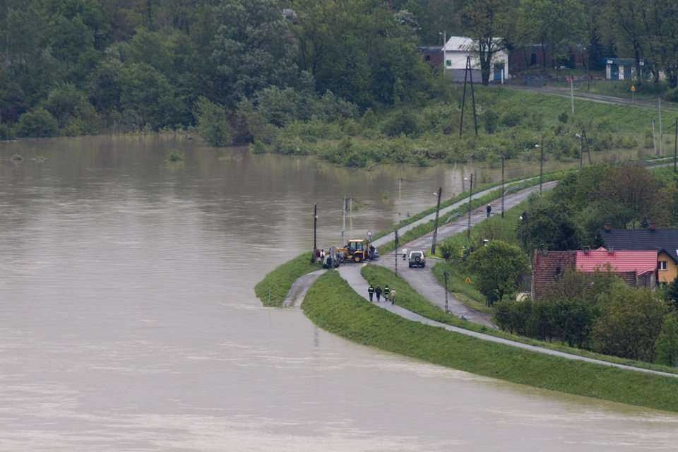 widok na Wisłę z zamku w Przegorzałach