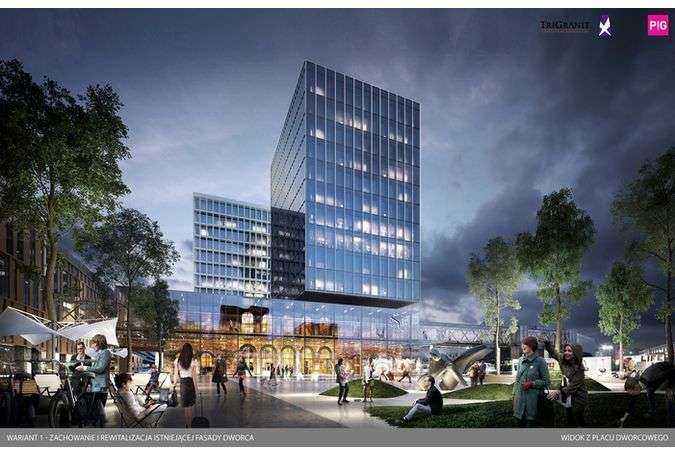 Poznań Główny III etap - wizualizacje planowanej inwestycji. Źródło: PKP S.A.