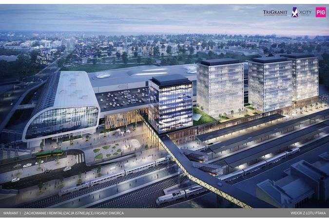 Poznań Główny III etap - wizualizacje planowanej inwestycji. Źródło: PKP S.A.