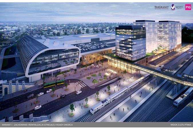 Poznań Główny III etap - wizualizacje planowanej inwestycji. Źródło: PKP S.A.