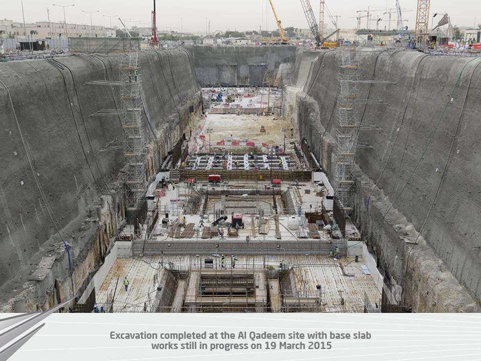 Budowa metra w katarskiej stolicy. Fot. QATAR RAIL