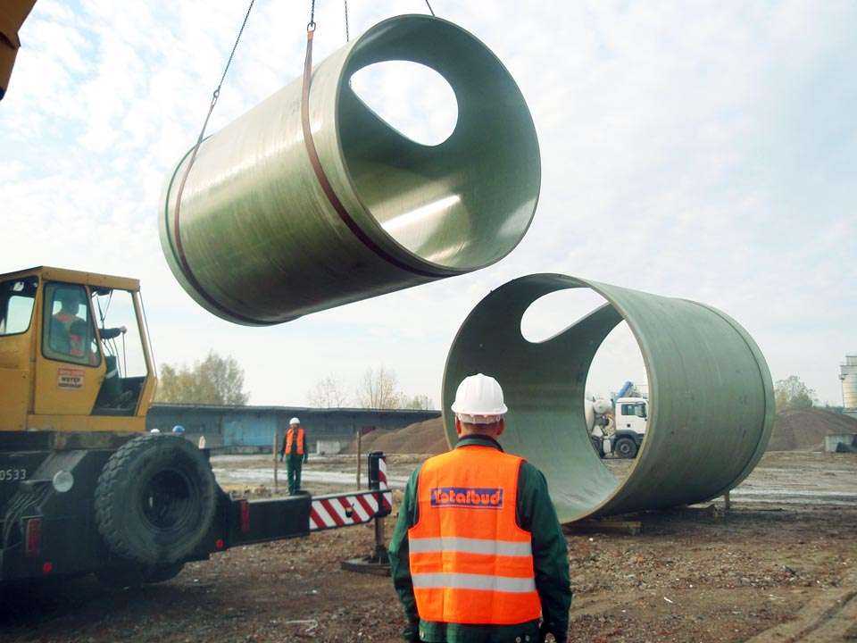 Rurociąg DN3800 na budowie bloku Elektrowni Kozienice