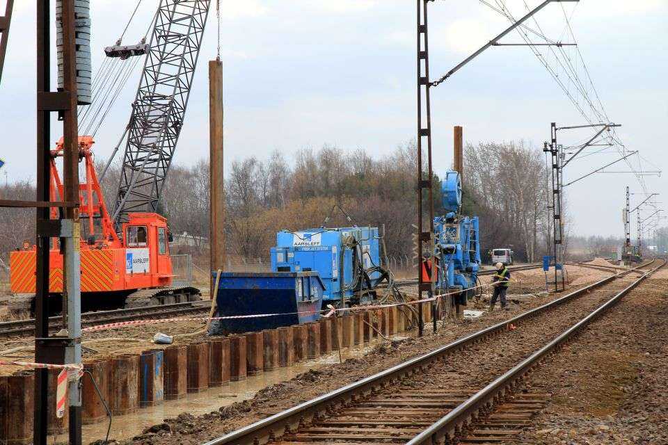 Ściana szczelna na potrzeby budowy S2 w Warszawie