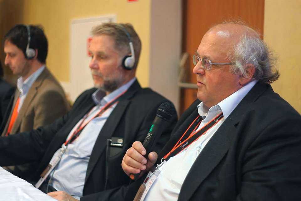 Panel dyskusyjny na temat budowy sieci gazowych z wykorzystaniem technologii bezwykopowych, Mirosław Makuch - HDD Servis. Fot. Quality Studio dla www.inzynieria.com