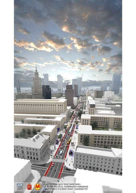 Ul. Świętokrzyska w Warszawie w nowej odsłonie