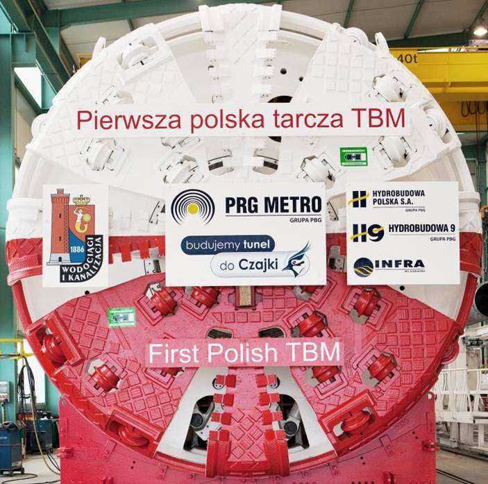 TBM do budowy tunelu pod Wisłą