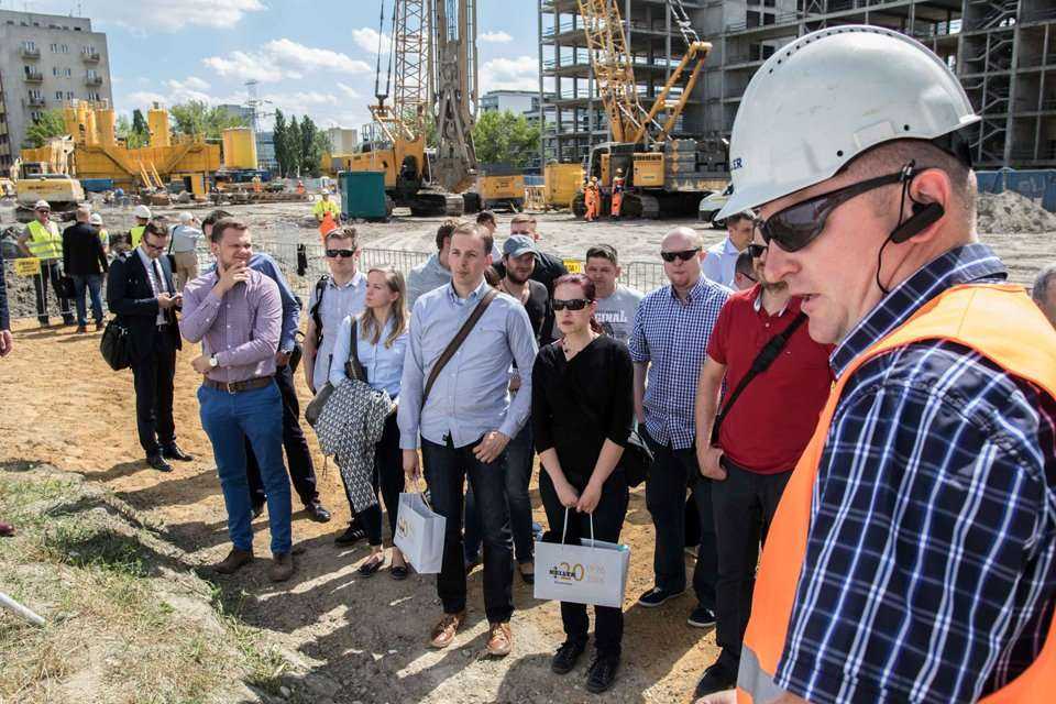 Wycieczka techniczna na budowę wieżowców w ramach projektu Sienna Towers w Warszawie / fot. <a href='http://www.quality-studio.com' target='_blank'>Quality Studio</a> dla www.inzynieria.com
