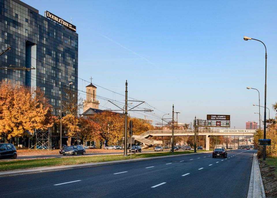 Trasa W-Z w Łodzi. Źródło: Archiwum Miasta Łodzi