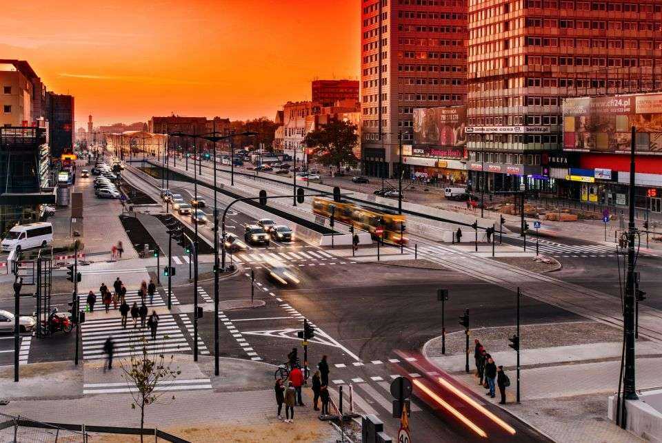 Trasa W-Z w Łodzi. Źródło: Archiwum Miasta Łodzi