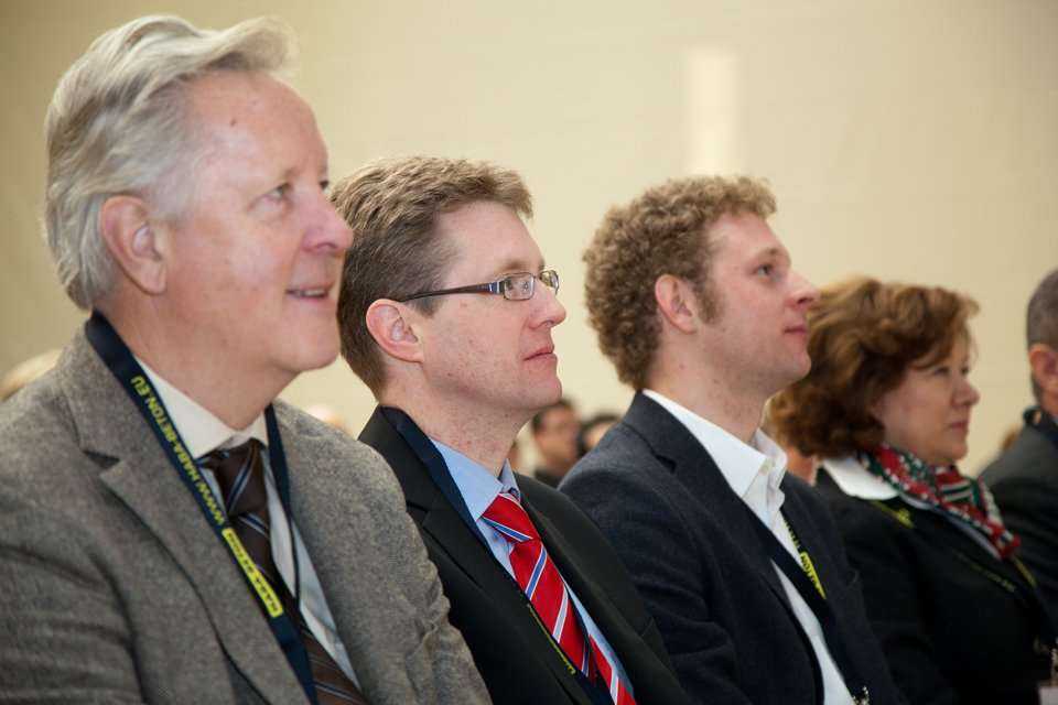 H.-M. Fritz, Carsten Rieck, Robert Spang, Gisela Bartlechner podczas obrad seminaryjnych. Fot. www.inzynieria.com