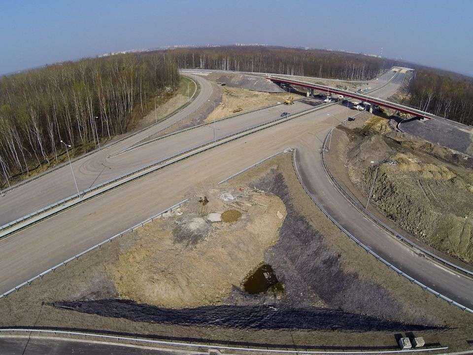 Budowa DTŚ - rejon ul. Roosevelta. Fot. Krzysztof Krzemiński / DTŚ S.A.